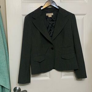MICHEAL KORS WOMENS BLAZER, theory gray. Size 12.